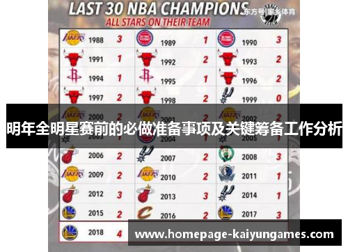 明年全明星赛前的必做准备事项及关键筹备工作分析