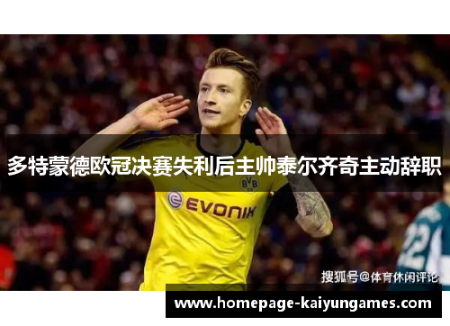 多特蒙德欧冠决赛失利后主帅泰尔齐奇主动辞职